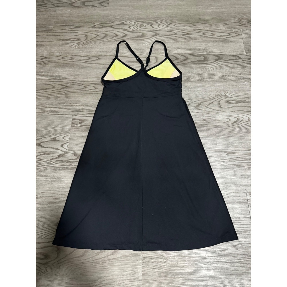 Athleta Black Dress Adjustable Strap Shelf Bra Athletic Casual Sun Small Women's - Picture 4 of 4